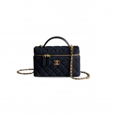 CHANEL MASTER CLASSIC VANITY WITH CHAIN CRAFTED BAG (19.5*17*5cm) 
